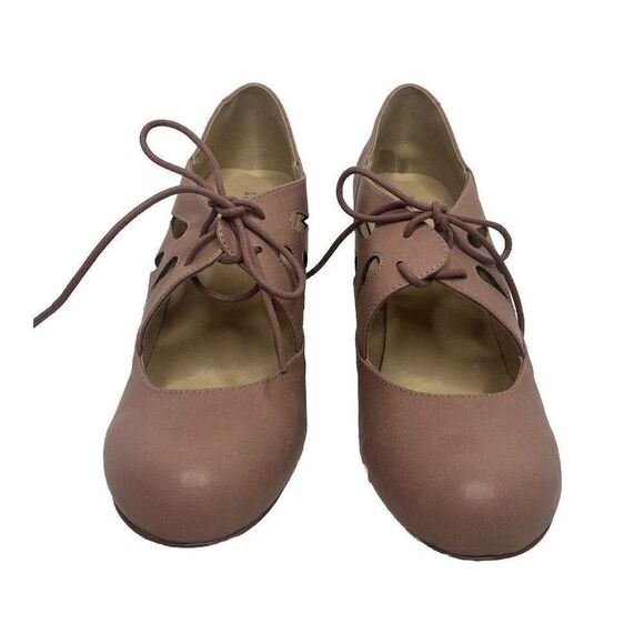 Chelsea Crew NWOB 50s Christie Shoe Booties Mauve Women’s Size 40 EU/9.5 US - Picture 5 of 9